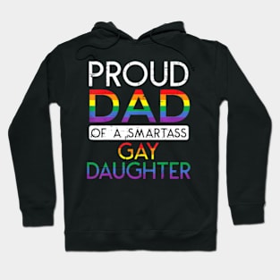 LGBTQ Proud Dad Gay Pride LGBT Ally Father's Day Hoodie